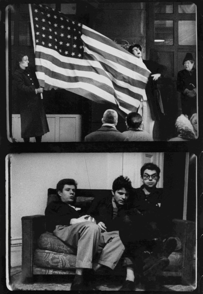 Robert Frank (Swiss-American, 1924-2019) 'Pull My Daisy' 1959 from the exhibition 'Life Dances On: Robert Frank in Dialogue' at the Museum of Modern Art (MoMA), New York, September 2024 - January 2025