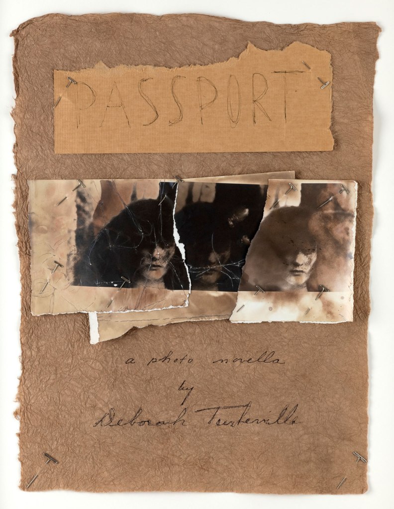 Deborah Turbeville (American, 1932-2013) 'Page from Passport' c. 1990  from the exhibition Deborah Turbeville: Photocollage' at The Photographers' Gallery, London