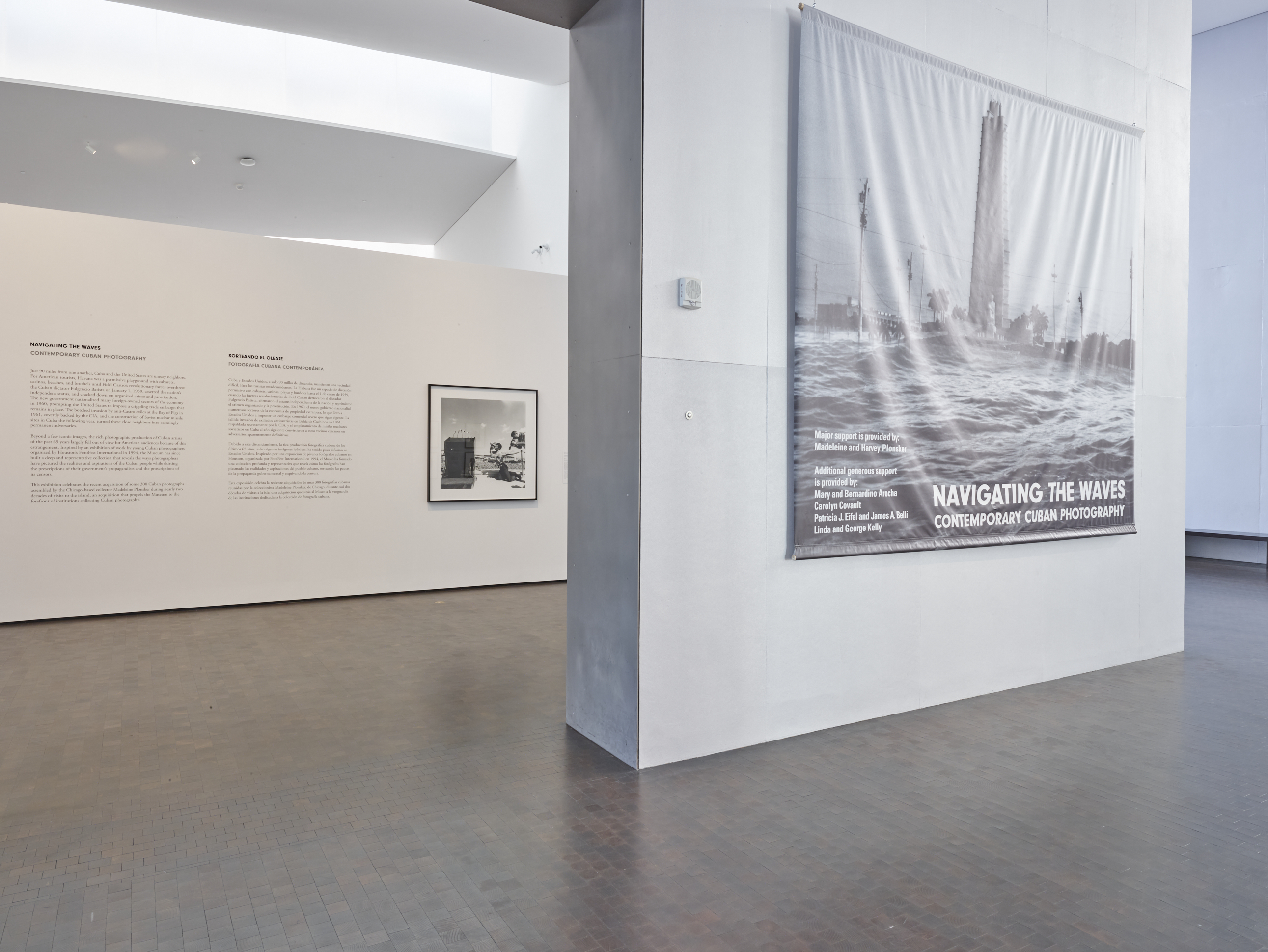 Installation view of the exhibition ‘Navigating the Waves: Contemporary Cuban Photography’ at the Museum of Fine Arts, Houston Installation view of the exhibition ‘Navigating the Waves: Contemporary Cuban Photography’ at the Museum of Fine Arts, Houston