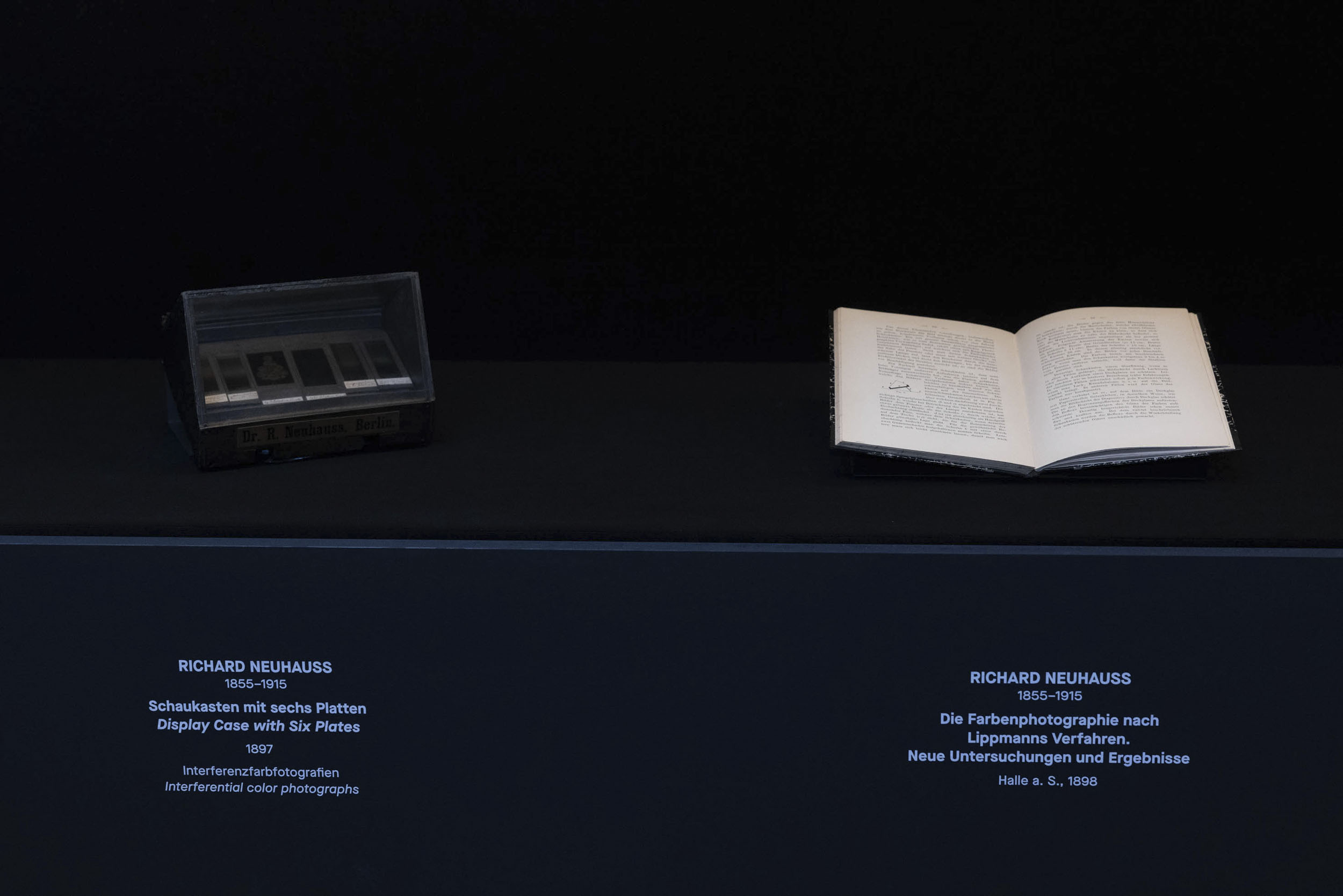 Installation view of the exhibition 'True Colors: Color in Photography from 1849 to 1955' at Albertina Modern, Vienna Installation view of the exhibition 'True Colors: Color in Photography from 1849 to 1955' at Albertina Modern, Vienna