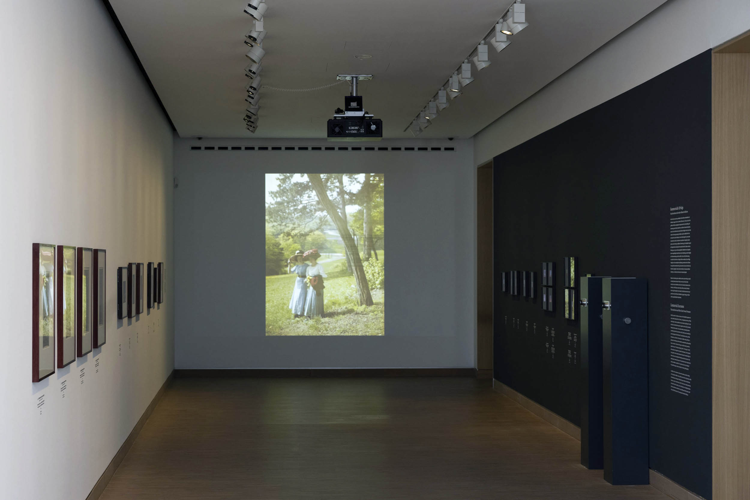 Installation view of the exhibition 'True Colors: Color in Photography from 1849 to 1955' at Albertina Modern, Vienna Installation view of the exhibition 'True Colors: Color in Photography from 1849 to 1955' at Albertina Modern, Vienna
