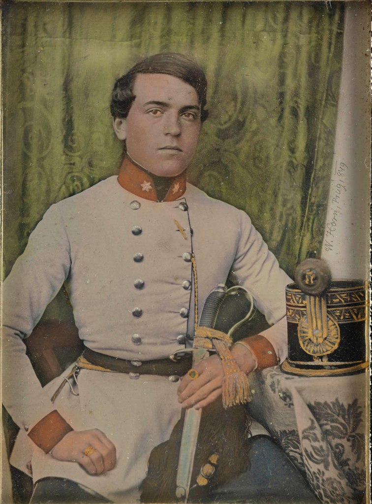 Wilhelm Horn (Czech, 1809-1891) 'Portrait of a Young Officer' 1849 Wilhelm Horn (Czech, 1809-1891)
'Portrait of a Young Officer' 1849