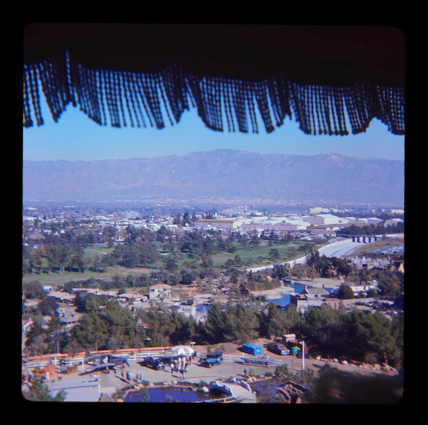 Unknown photographer (Australian) 'General view over Universal Studios including my plane, Tammy's houseboat, Warner Brothers in background, California' 1960s