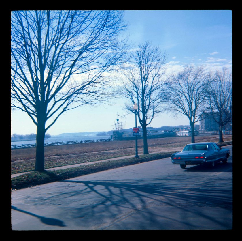 Unknown photographer (Australian) 'Untitled (Car and river, USA)' 1960s