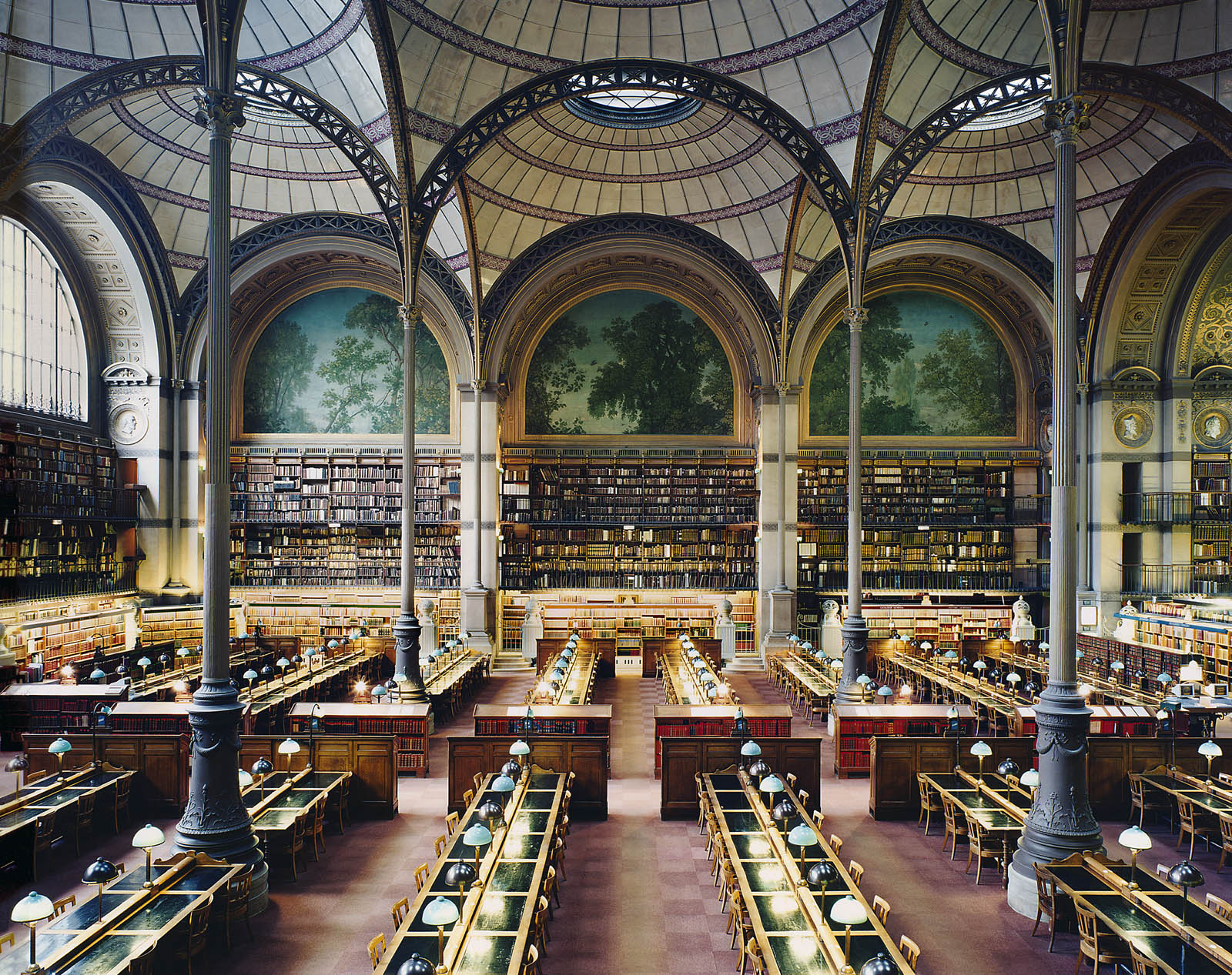 Candida Höfer (German, b. 1944) 'Bibliotheque Nationale de France XXIII' 1997 from the exhibition 'Typologien: Photography in 20th-century Germany' at Fondazione Prada, Milan, April - July, 2025 Candida Höfer (German, b. 1944) 'Bibliotheque Nationale de France XXIII' 1997 from the exhibition 'Typologien: Photography in 20th-century Germany' at Fondazione Prada, Milan, April - July, 2025