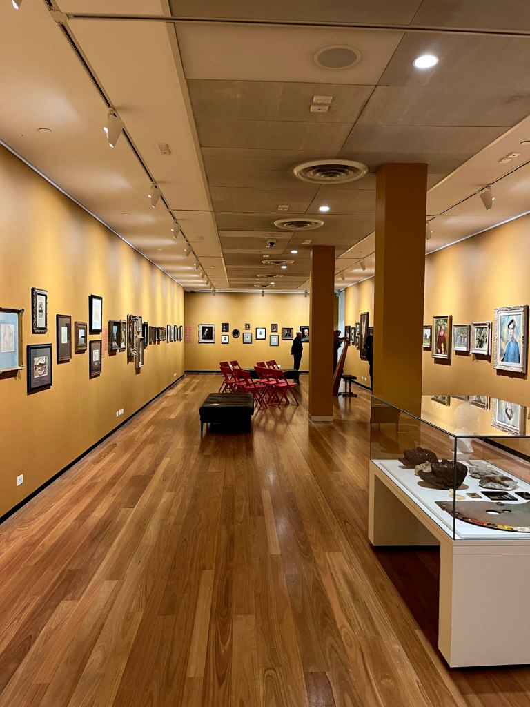 Installation view of the exhibition 'Australian Tonalism: A selection from the John and Peter Perry Collection' at the Town Hall Gallery, Hawthorn, Melbourne, May - July, 2025