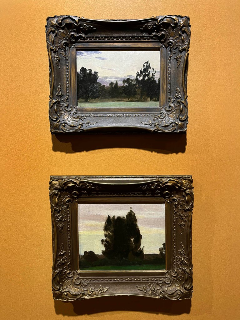 Carl Hampel (Australian, 1891-1940) 'Coming Light' c. 1924 and 'Evening' 1920