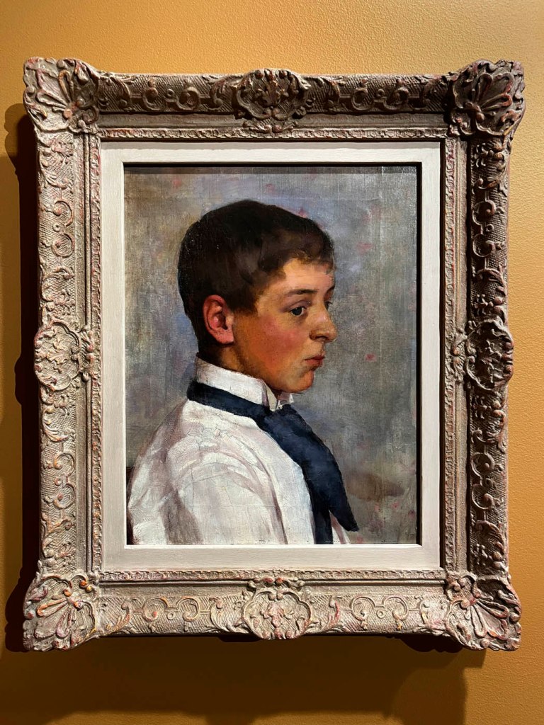 George Coates (Australian, 1869-1930) 'Max Meldrum' c. 1895