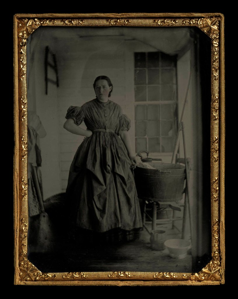 Unknown Maker (American) 'Laundress with Washtub' 1860s