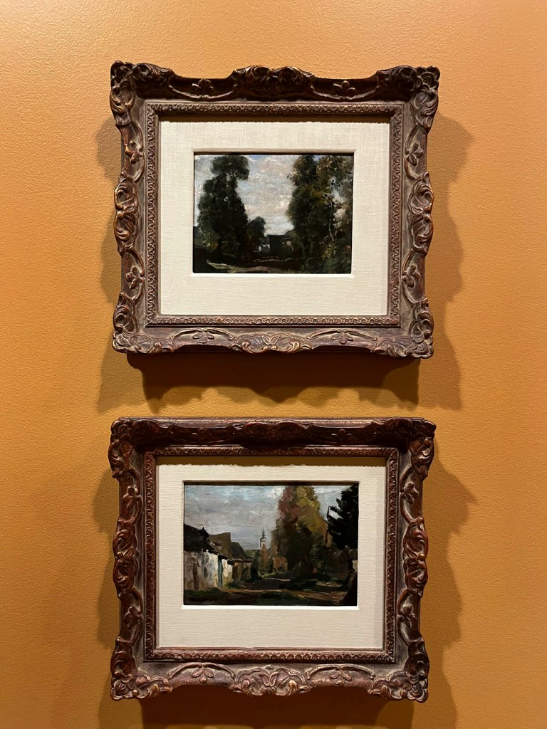 Max Meldrum (Scottish, 1875-1955) 'Brume' (Mist) c. 1907 and 'Study, Le Clocher' c. 1908