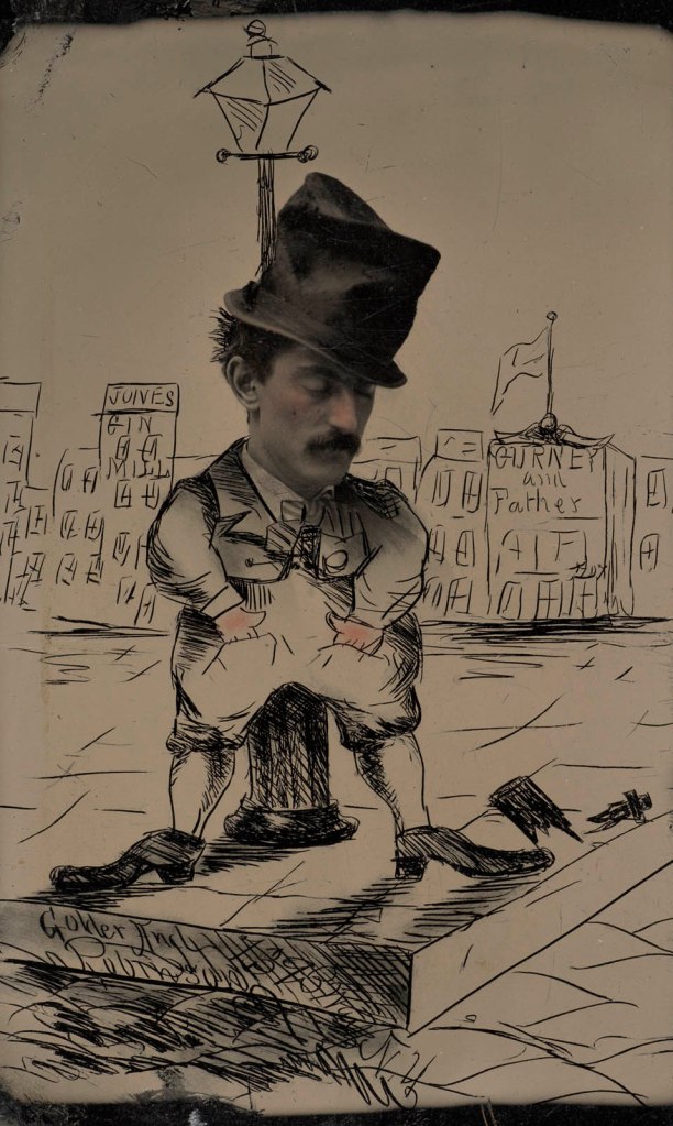 Golder & Robinson (American, active 1870s) 'Comic Novelty Portrait' 1870s