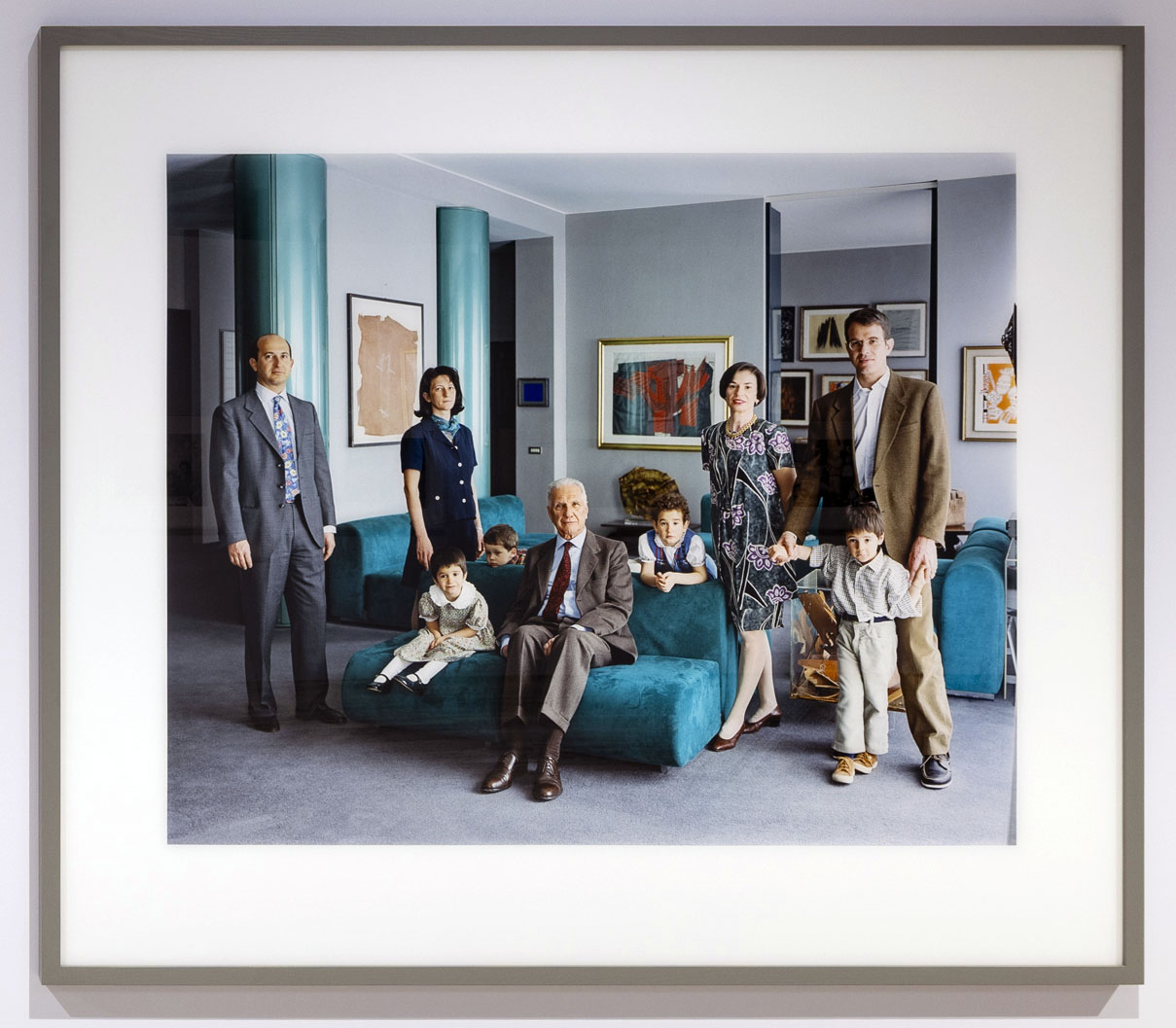 Thomas Struth (German, b. 1954) 'The Consolandi Family, Milan' 1996 (installation view) Thomas Struth (German, b. 1954) 'The Consolandi Family, Milan' 1996 (installation view)