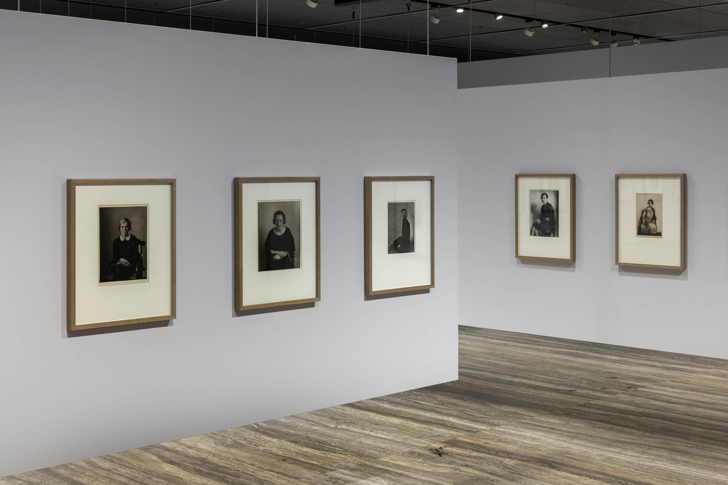 Installation view of the exhibition 'Typologien: Photography in 20th-century Germany' at Fondazione Prada, Milan showing the work of August Sander Installation view of the exhibition 'Typologien: Photography in 20th-century Germany' at Fondazione Prada, Milan showing the work of August Sander