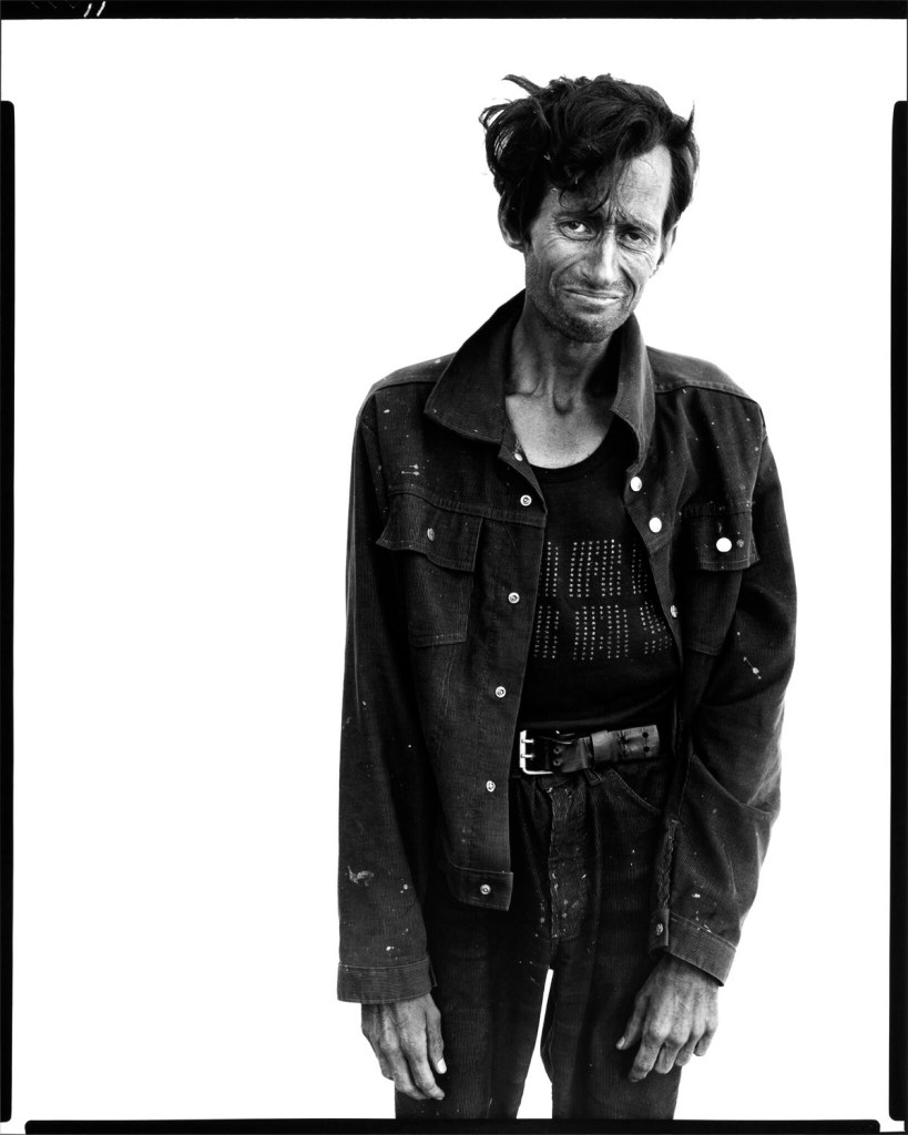 Richard Avedon (American, 1923-2004) 'Richard Garber, drifter, Interstate 15, Provo, Utah, August 20, 1980' 1980