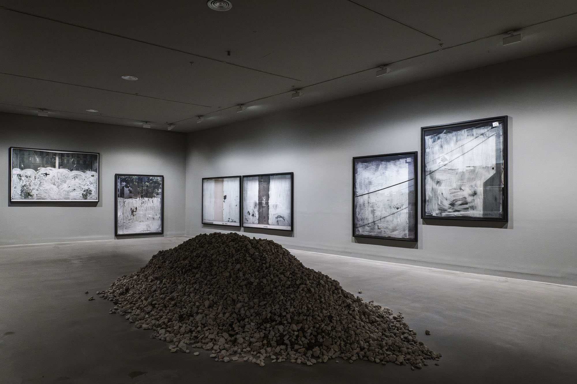 Installation view of the exhibition Anna Malagrida. 'Opacitas: Veiling Transparency' at Museu Tàpies, Barcelona Installation view of the exhibition Anna Malagrida. 'Opacitas: Veiling Transparency' at Museu Tàpies, Barcelona