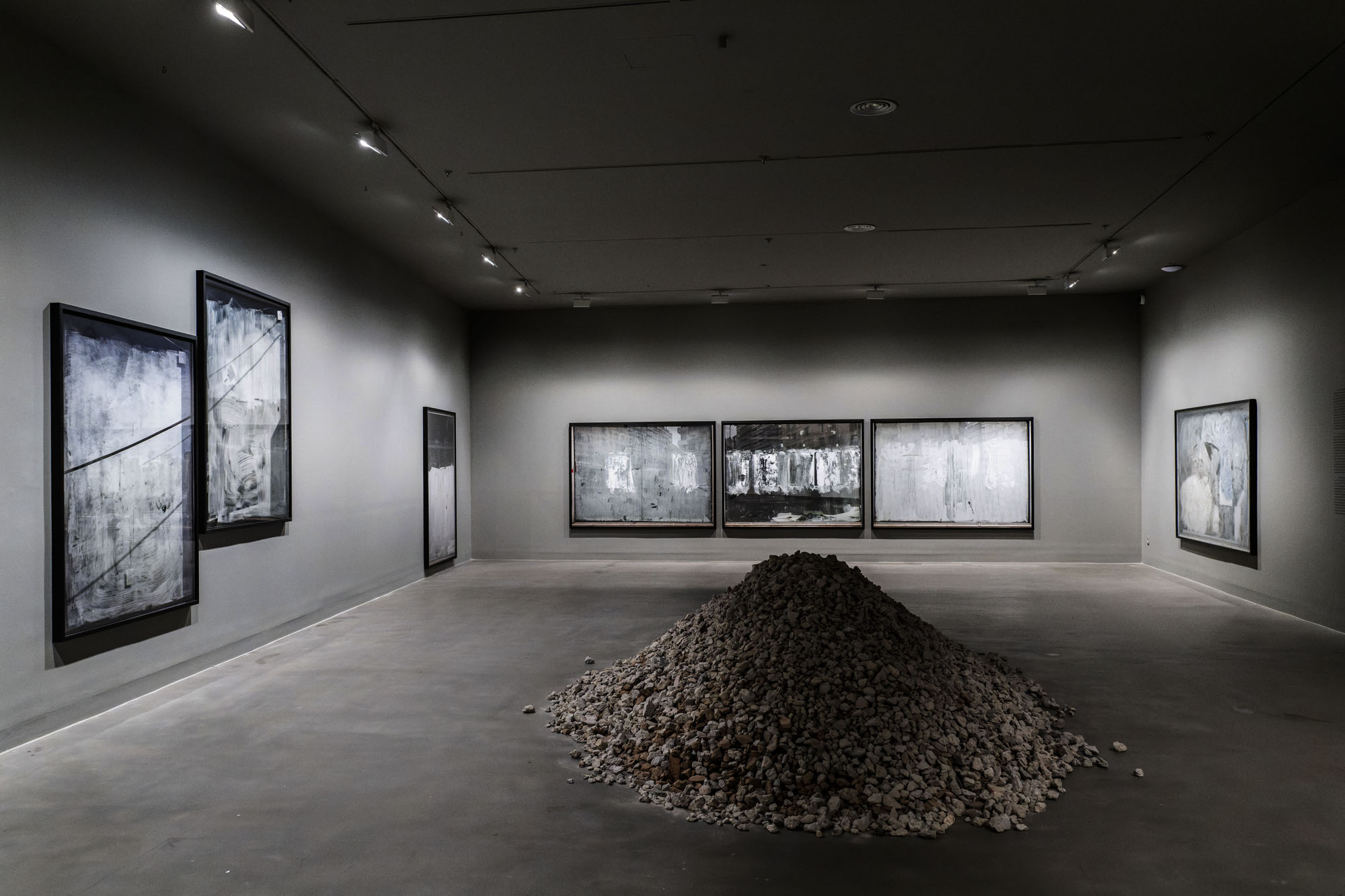 Installation view of the exhibition Anna Malagrida. 'Opacitas: Veiling Transparency' at Museu Tàpies, Barcelona Installation view of the exhibition Anna Malagrida. 'Opacitas: Veiling Transparency' at Museu Tàpies, Barcelona