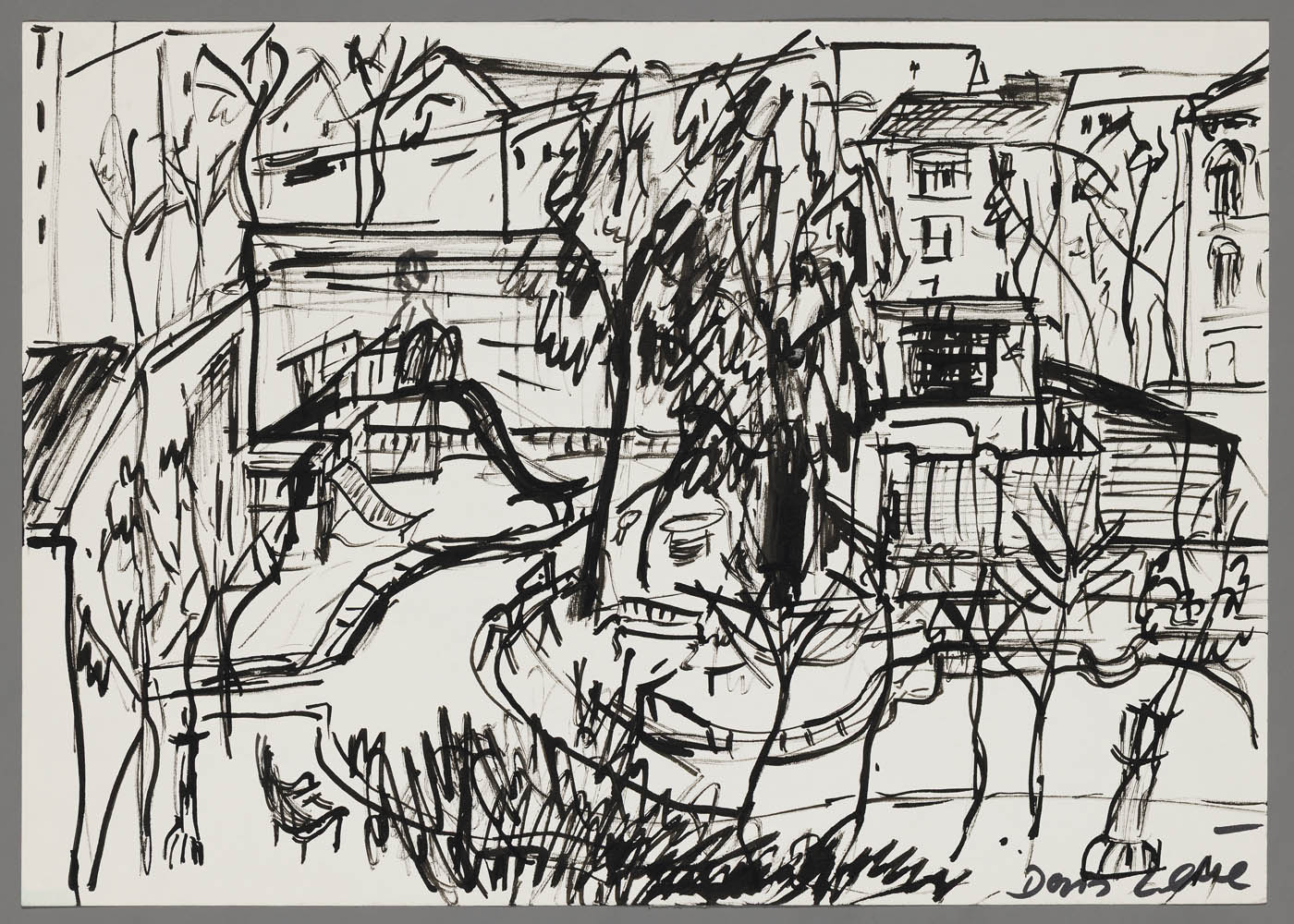 Doris Leue (German, b. 1954) 'Hirschhof' 1999 Doris Leue (German, b. 1954) 'Hirschhof' 1999