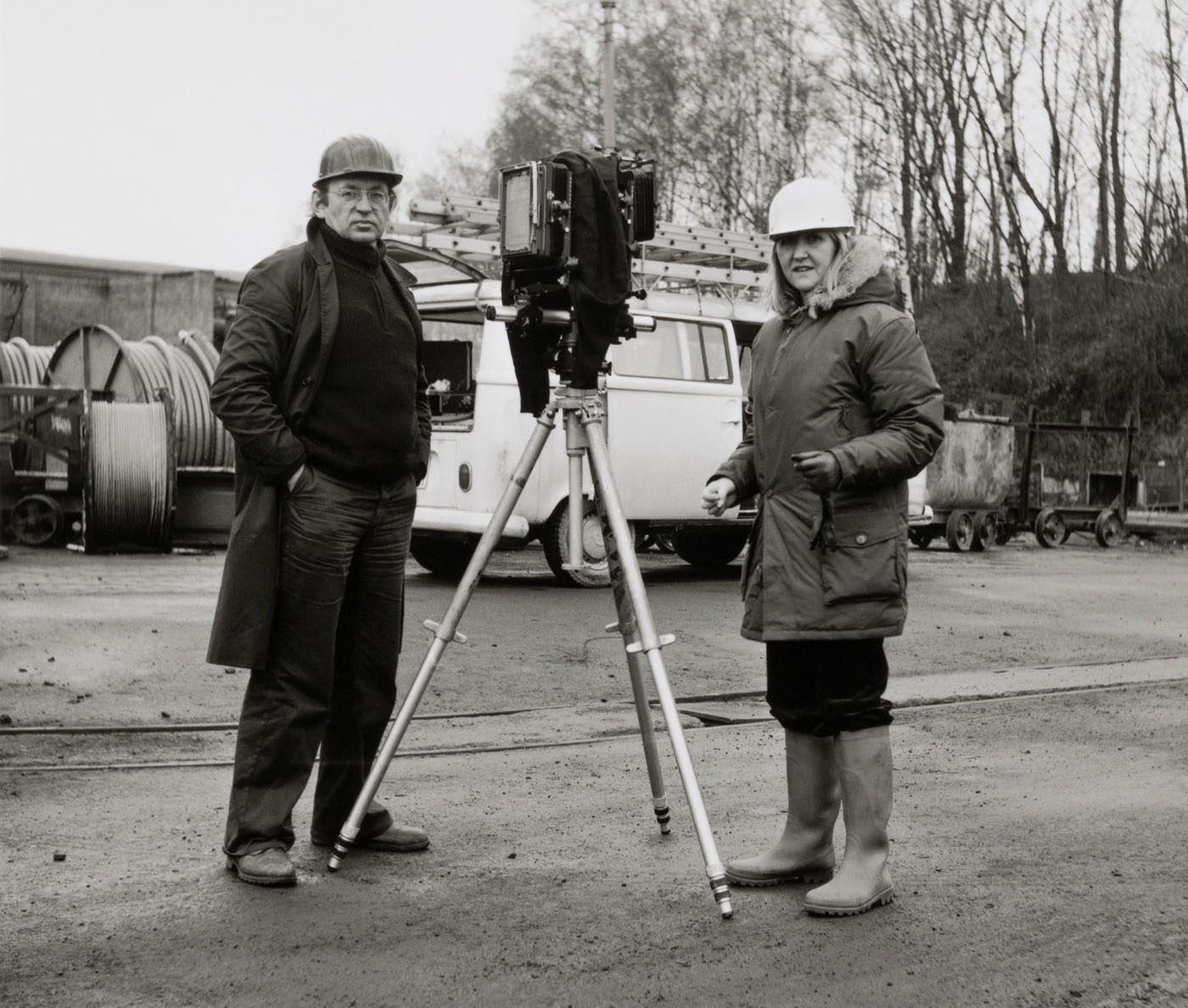 Bernd and Hilla Becher (German, 1931-2007/1934-2015) 'auf der Grube Ensdorf, Saarland' (at the Ensdorf mine, Saarland) 1979 Bernd and Hilla Becher (German, 1931-2007/1934-2015) 'auf der Grube Ensdorf, Saarland' (at the Ensdorf mine, Saarland) 1979