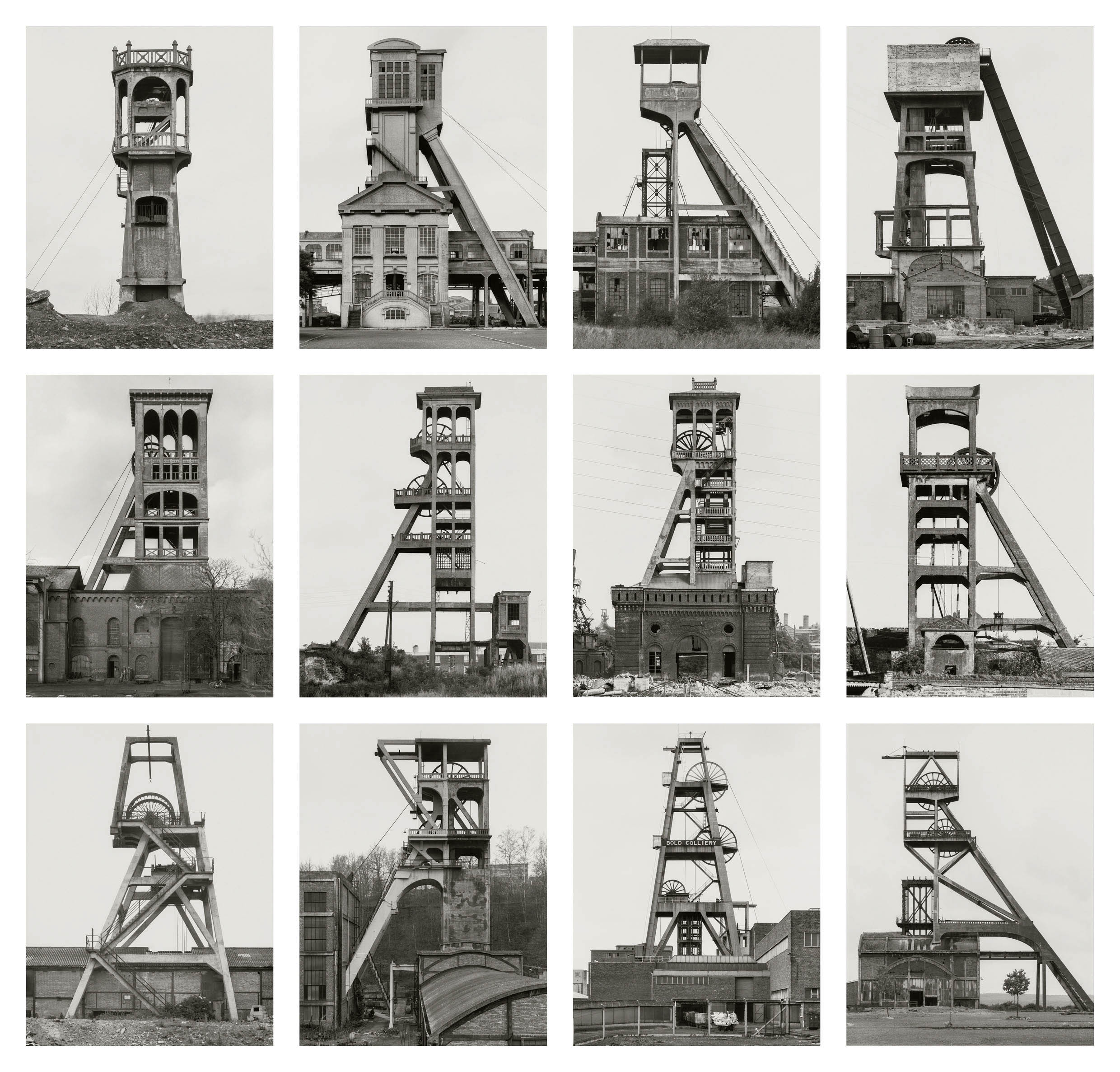 Bernd and Hilla Becher (German, 1931-2007/1934-2015) 'Fördertürme' (Winding towers) 1966-1979 Bernd and Hilla Becher (German, 1931-2007/1934-2015) 'Fördertürme' (Winding towers) 1966-1979