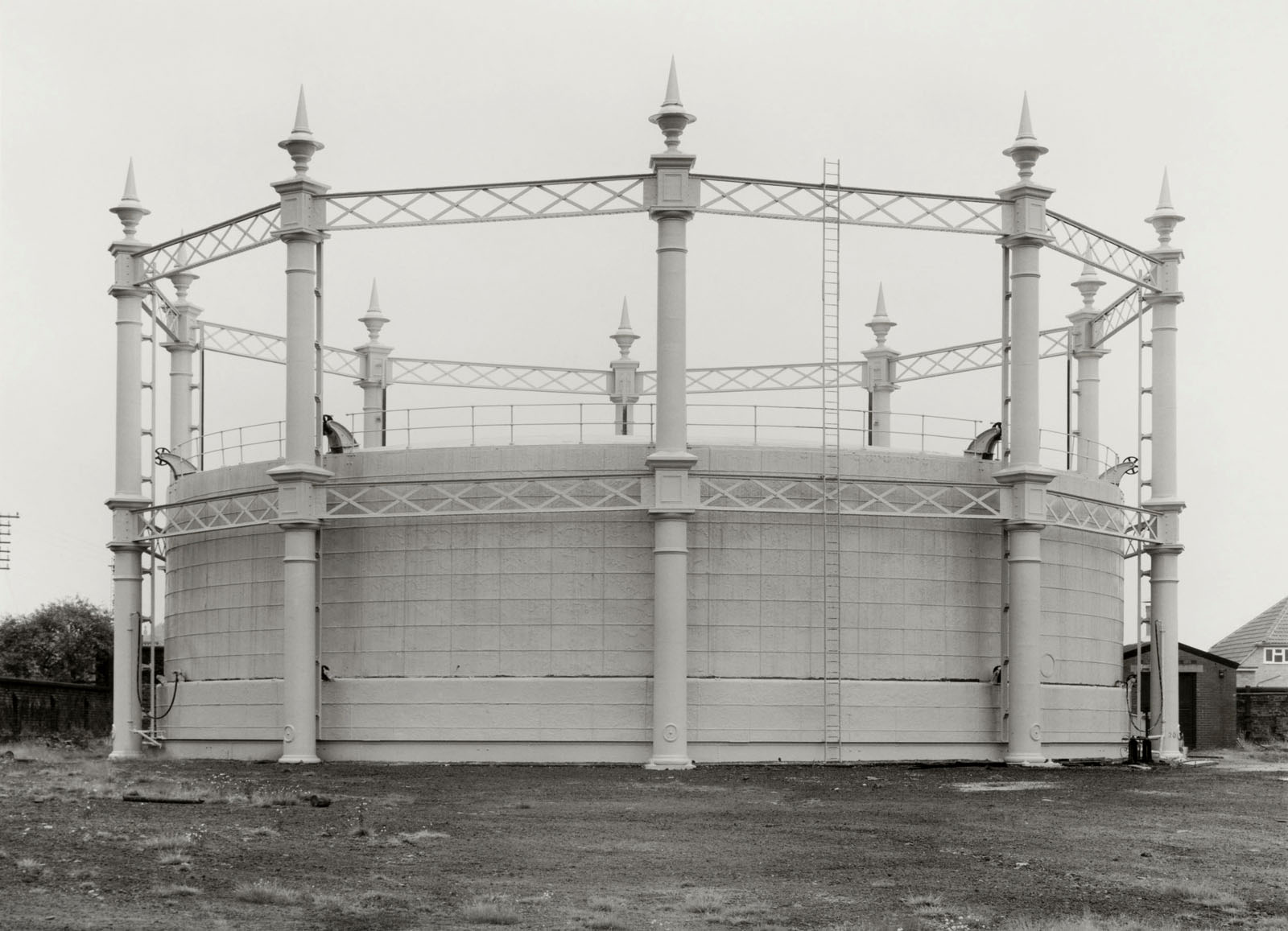 Bernd and Hilla Becher (German, 1931-2007/1934-2015) 'Gasbehälter (Gas container) 1886 Tyldesley near Manchester, UK' 1966 Bernd and Hilla Becher (German, 1931-2007/1934-2015) 'Gasbehälter (Gas container) 1886 Tyldesley near Manchester, UK' 1966