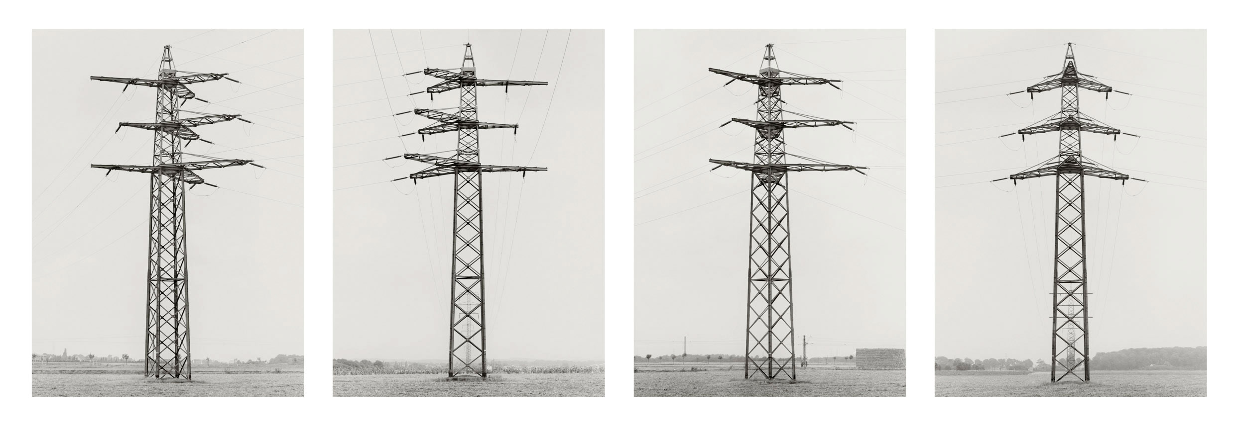 Bernd and Hilla Becher (German, 1931-2007/1934-2015) 'Hochspannungsmast, Düsseldorf, D' (High-voltage pylon, Düsseldorf, Germany) 1969 Bernd and Hilla Becher (German, 1931-2007/1934-2015) 'Hochspannungsmast, Düsseldorf, D' (High-voltage pylon, Düsseldorf, Germany) 1969