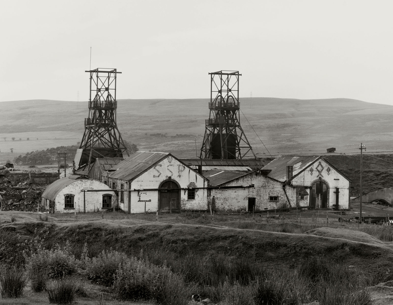Bernd and Hilla Becher (German, 1931-2007/1934-2015) 'Seven Sisters Pit, South Wales, GB' 1966 Bernd and Hilla Becher (German, 1931-2007/1934-2015) 'Seven Sisters Pit, South Wales, GB' 1966