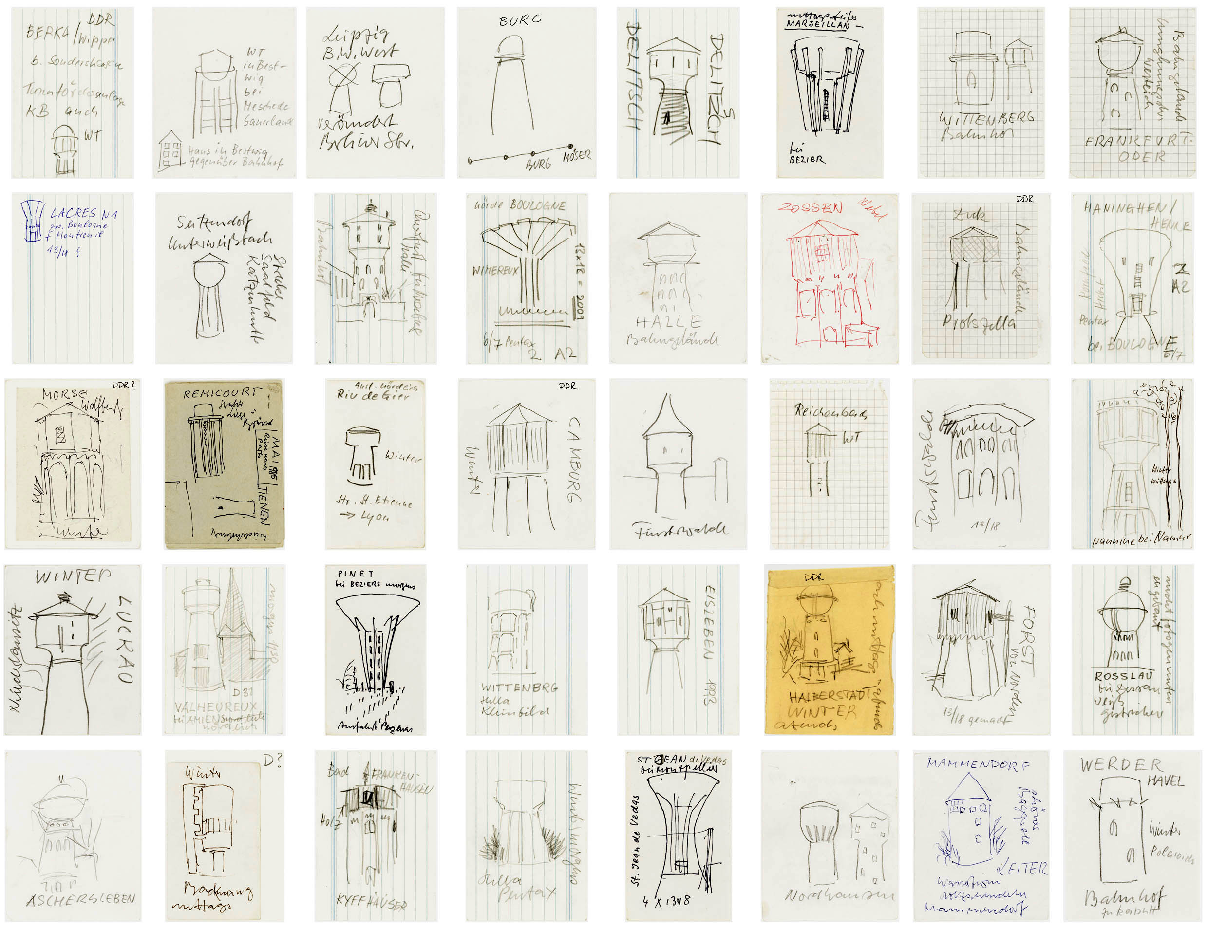 Bernd and Hilla Becher (German, 1931-2007/1934-2015) 'Wassertürme' (Water tower) 1960s-1980s Bernd and Hilla Becher (German, 1931-2007/1934-2015) 'Wassertürme' (Water tower) 1960s-1980s