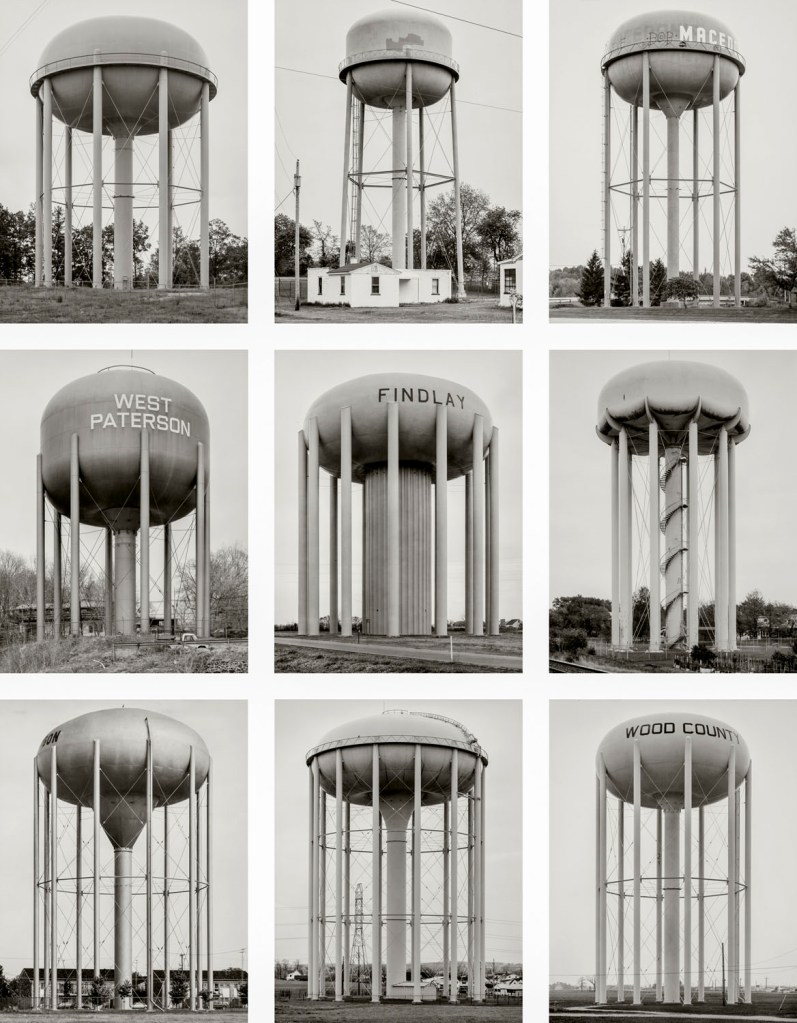 Bernd and Hilla Becher (German, 1931-2007/1934-2015) 'Wassertürme, USA' (Water towers, USA) 1974-1983 Bernd and Hilla Becher (German, 1931-2007/1934-2015) 'Wassertürme, USA' (Water towers, USA) 1974-1983