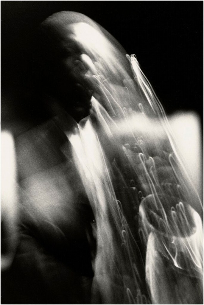 Adger Cowans (American, b. 1936) 'Coltrane at the Gate' 1961 from the exhibition Exhibition: 'Photography and the Black Arts Movement, 1955-1985' at the National Gallery of Art, Washington, Sept 2025 - Jan 2026