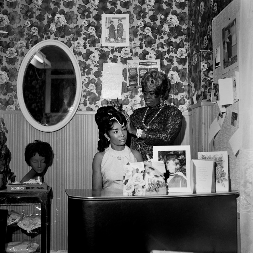 Raphael Albert (British born Grenada, 1939-2009) 'Beauty Salon, London' c. 1960s