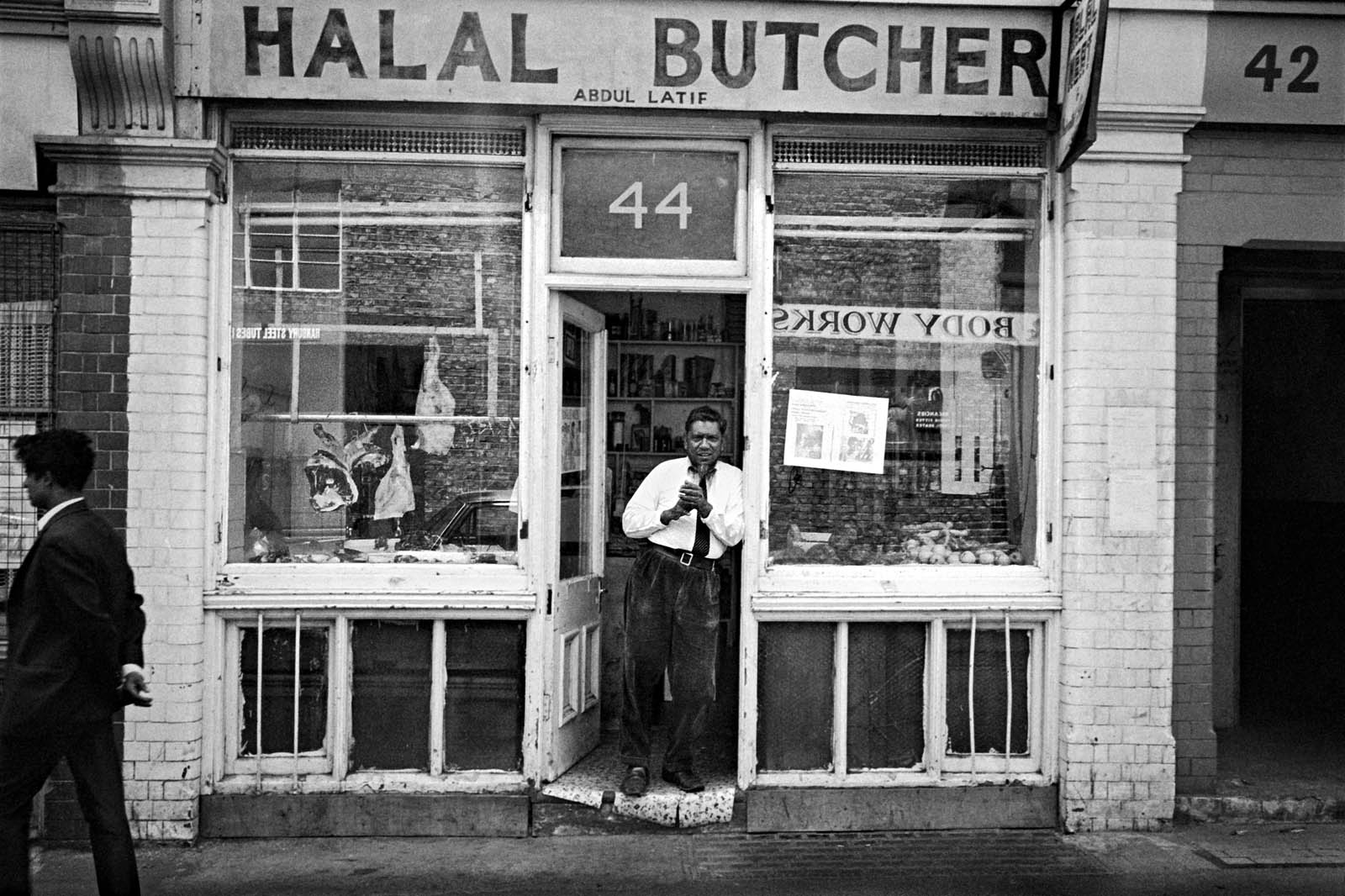 Ron McCormick (English, b. 1947) 'Abdul Latif, Halal butcher, 44 Brick Lane' 1973 Ron McCormick (English, b. 1947) 'Abdul Latif, Halal butcher, 44 Brick Lane' 1973