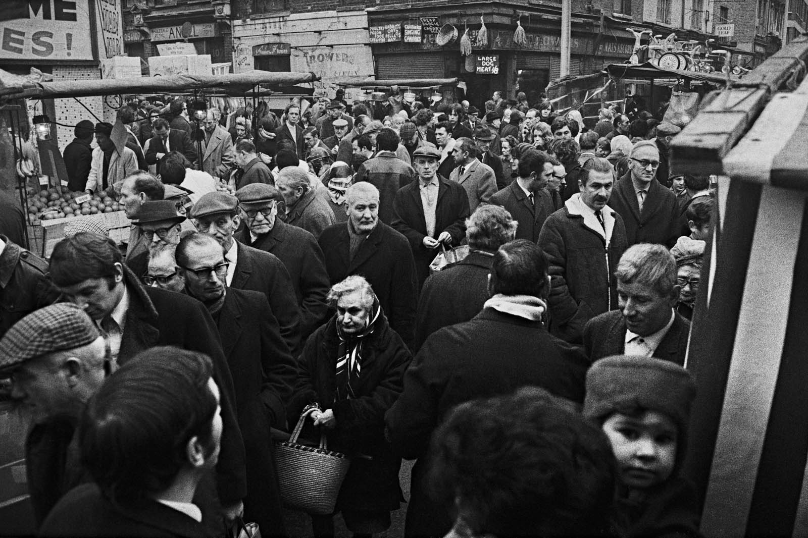 Ron McCormick (English, b. 1947) 'Brick Lane Sunday market' 1971 Ron McCormick (English, b. 1947) 'Brick Lane Sunday market' 1971