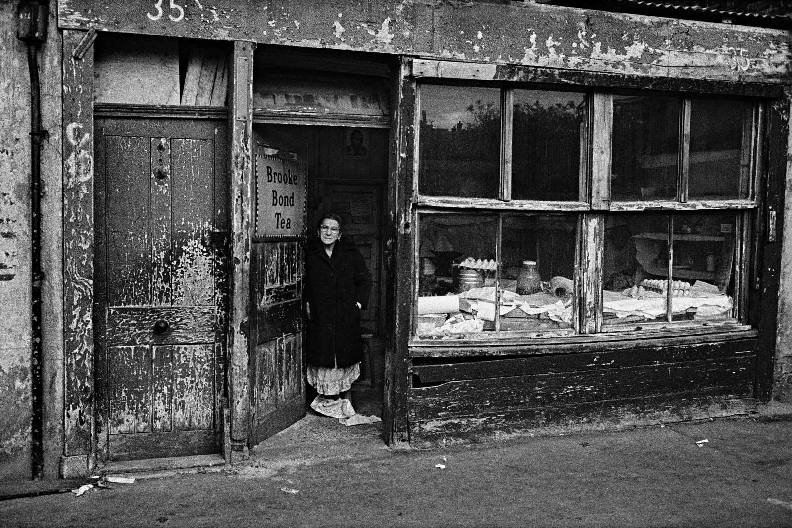 Ron McCormick (English, b. 1947) 'Schmaltz herring shop, 35 Old Montague Street' 1971 Ron McCormick (English, b. 1947) 'Schmaltz herring shop, 35 Old Montague Street' 1971