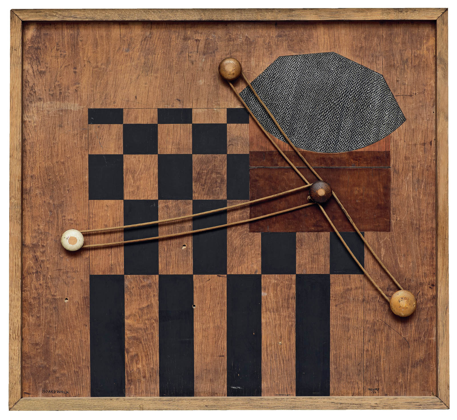 Man Ray (American, 1890-1976) 'Boardwalk' 1917 Man Ray (American, 1890-1976) 'Boardwalk' 1917