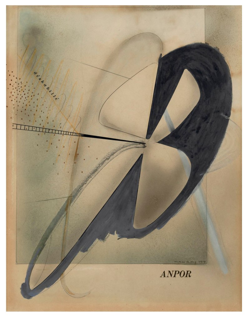 Man Ray (American, 1890-1976) 'ANPOR' 1919 Man Ray (American, 1890-1976) 'ANPOR' 1919