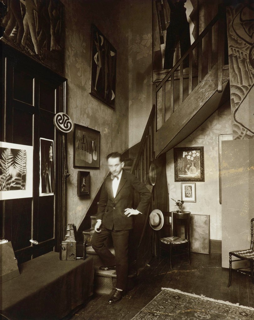 Man Ray (American, 1890-1976) 'Self-Portrait in 31 bis rue Campagne-Premiere Studio' 1925 Man Ray (American, 1890-1976) 'Self-Portrait in 31 bis rue Campagne-Premiere Studio' 1925