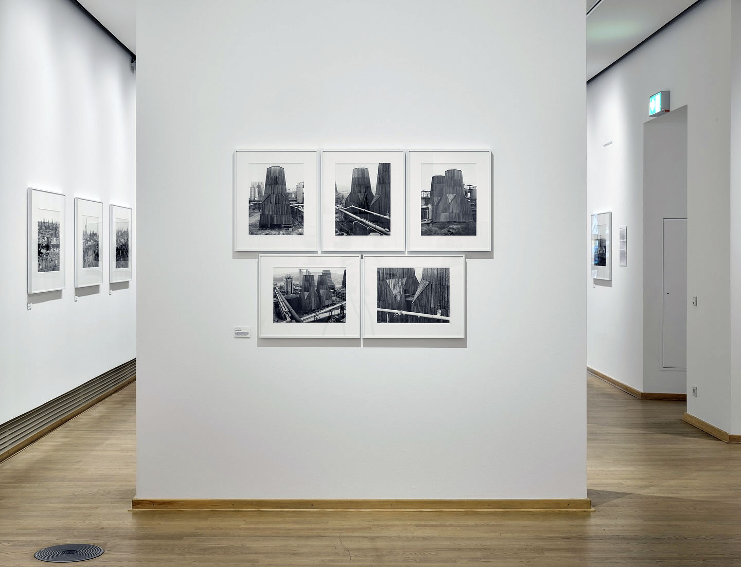 Installation view of the exhibition 'Bernd & Hilla Becher – History of a Method' at Die Photographische Sammlung/SK Stiftung Kultur, Cologne September, 2025 – February, 2026 showing Bernd and Hilla Becher's 'Zeche Ewald Fortsetzung, Kühlturm/-türme' (Ewald mine continuation, cooling tower(s)) 1985 Installation view of the exhibition 'Bernd & Hilla Becher – History of a Method' at Die Photographische Sammlung/SK Stiftung Kultur, Cologne September, 2025 – February, 2026 showing Bernd and Hilla Becher's 'Zeche Ewald Fortsetzung, Kühlturm/-türme' (Ewald mine continuation, cooling tower(s)) 1985
