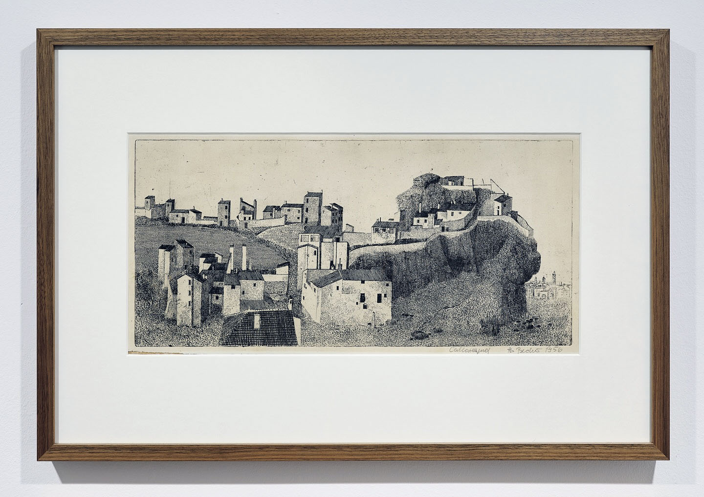 Installation view of the exhibition 'Bernd & Hilla Becher – History of a Method' at Die Photographische Sammlung/SK Stiftung Kultur, Cologne September, 2025 – February, 2026 showing Bernd Becher's 'Calatayud' 1956 Installation view of the exhibition 'Bernd & Hilla Becher – History of a Method' at Die Photographische Sammlung/SK Stiftung Kultur, Cologne September, 2025 – February, 2026 showing Bernd Becher's 'Calatayud' 1956