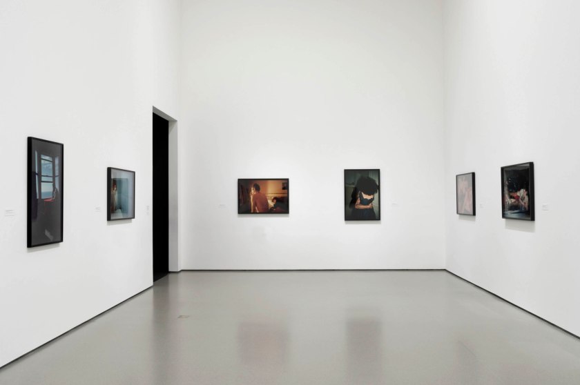 Installation view of the exhibition 'Nan Goldin: The Ballad of Sexual Dependency' at the Museum of Modern Art (MoMA), New York, June 2016 - February 2017