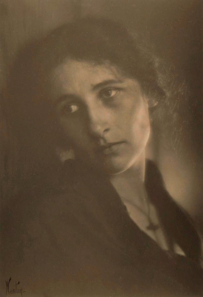Edward Weston (American, 1886-1958) 'Portrait of Enrique (Enrica, Wearing a Black Cross, Looking Sideways)' 1916-1919