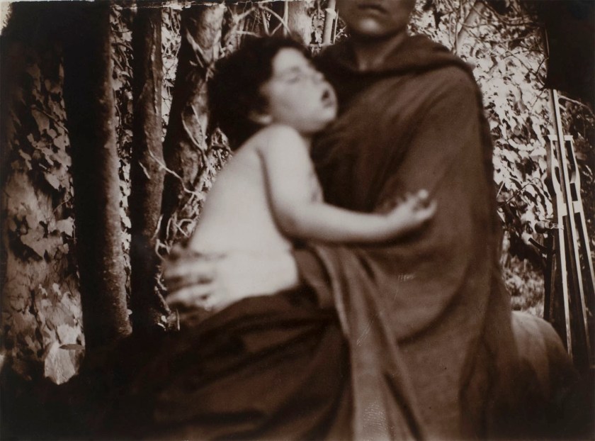 Gabrielle Hébert (French born Germany, 1853-1934) 'Peppino Scossa endormi dans les bras de sa mère, 11 août 1888' (Peppino Scossa asleep in his mother's arms, August 11, 1888) 1888 Gabrielle Hébert (French born Germany, 1853-1934) 'Peppino Scossa endormi dans les bras de sa mère, 11 août 1888' (Peppino Scossa asleep in his mother's arms, August 11, 1888) 1888