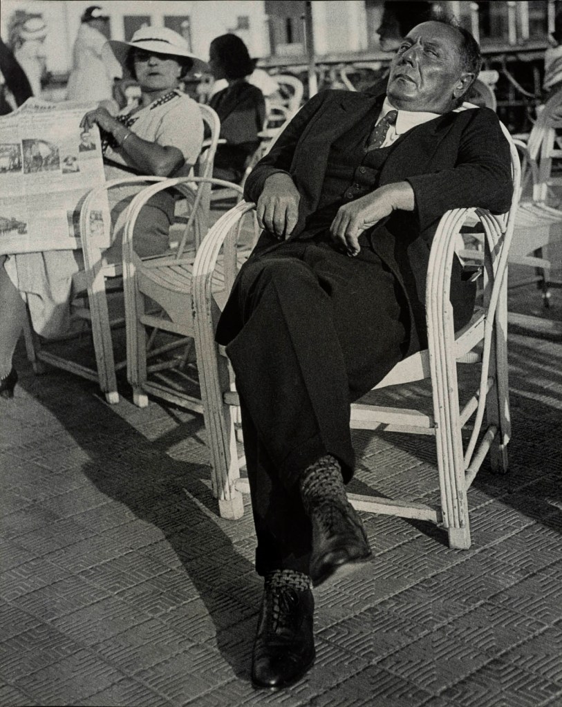 Lisette Model (American born Austria, 1901-1983) 'Promenade des Anglais, Nice' 1934 from the exhibition 'Lisette Model Retrospective' at The Albertina Museum, Vienna, October 2025 - February 2026 Lisette Model (American born Austria, 1901-1983) 'Promenade des Anglais, Nice' 1934 from the exhibition 'Lisette Model Retrospective' at The Albertina Museum, Vienna, October 2025 - February 2026