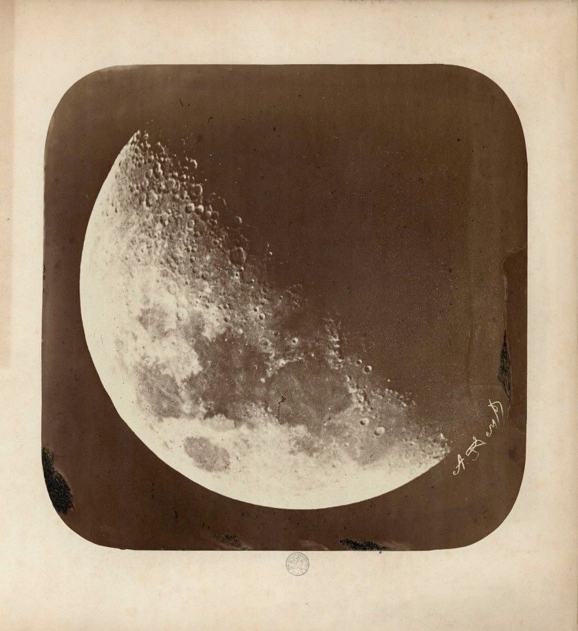 Adolphe Neyt (Belgian, 1830-1892) 'View of the Moon', from 'Atlas photographique de la lune' 1869