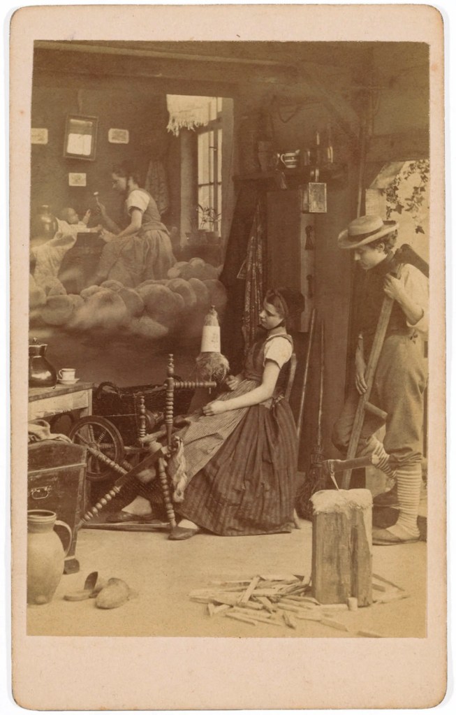 Anonymous photographer. 'Daydream' c. 1870–1890