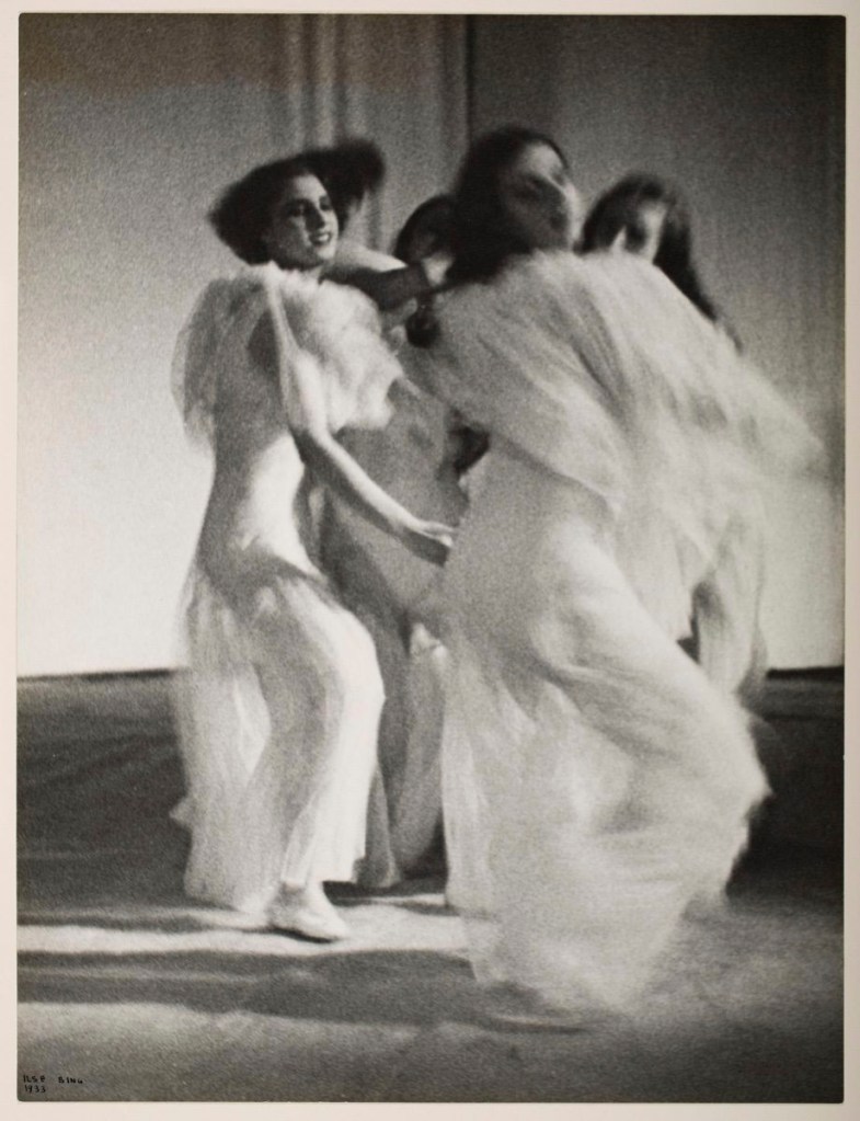 Ilse Bing (German, 1899-1998) 'Dancers Balanchine Tchelitchew' 1933