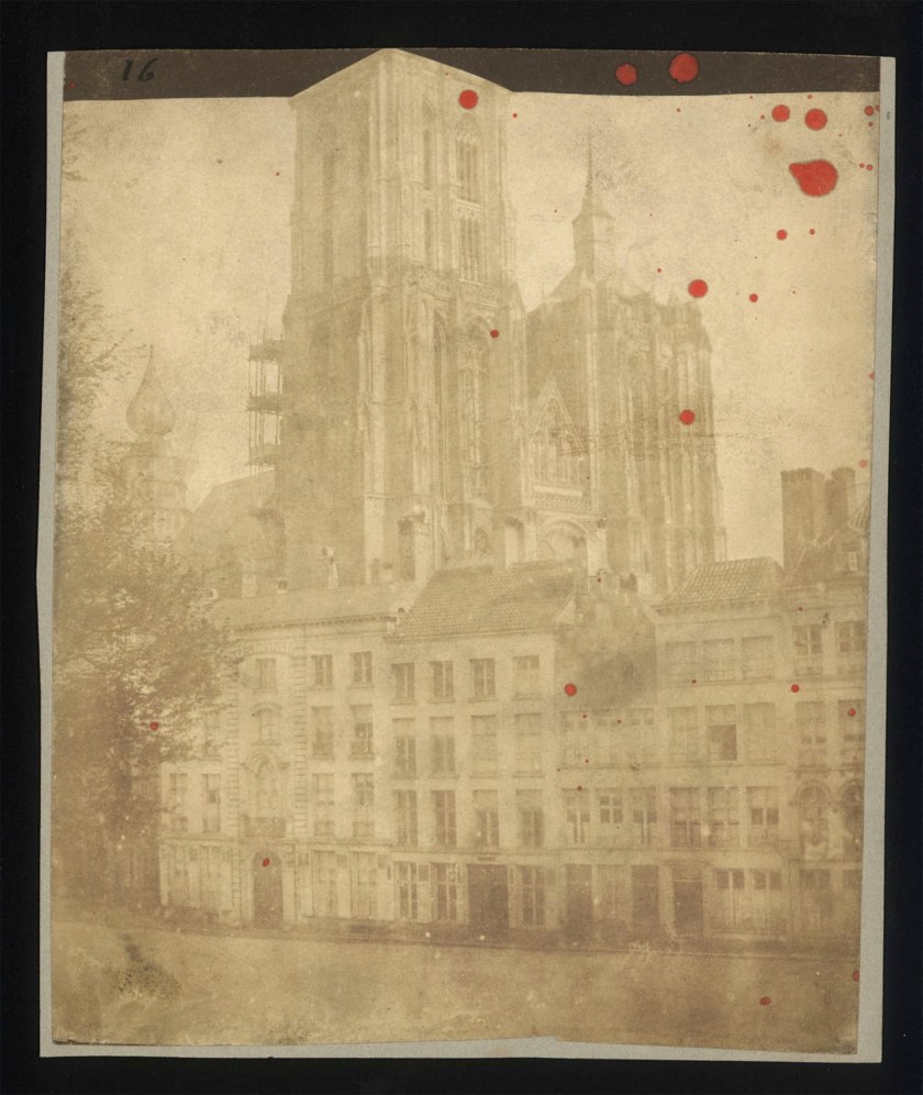 Joseph-Ernest Buschmann (Belgian, 1814-1853) 'Groenplaats, Antwerp' 1848-1850