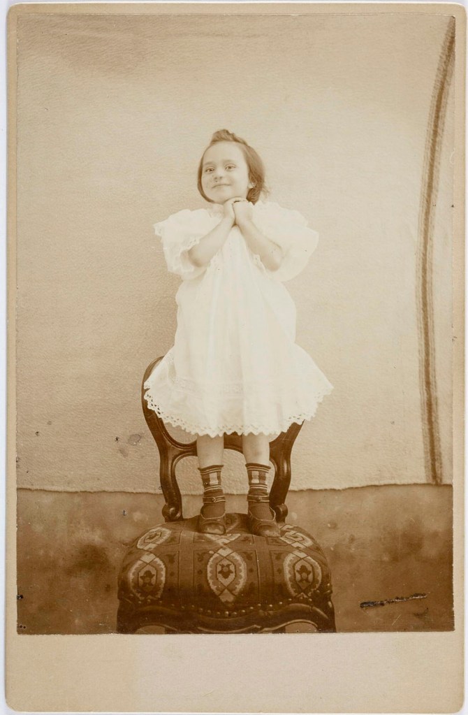 Léon Bovier (Belgian, 1865-1923) 'Portrait of Madeleine Bovier as a toddler' c. 1900