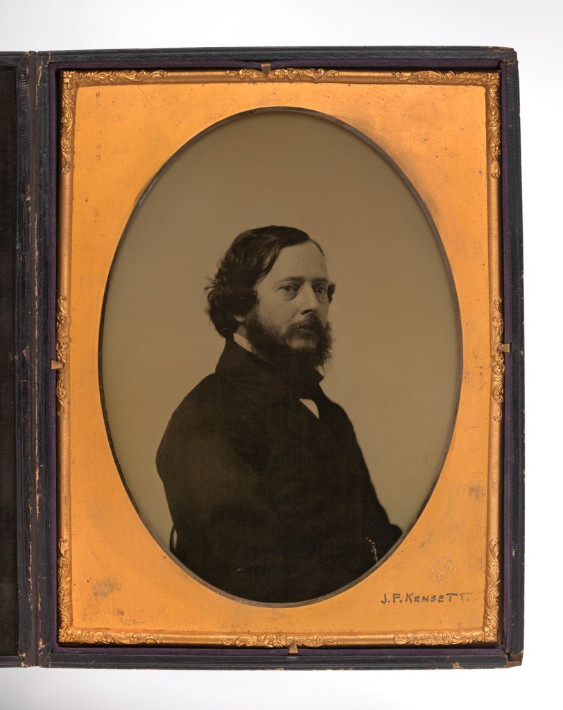 Mathew B. Brady (American, 1822-1896) 'John Frederick Kensett, 22 Mar 1816 - 15 Dec 1872' c. 1856 Mathew B. Brady (American, 1822-1896) 'John Frederick Kensett, 22 Mar 1816 - 15 Dec 1872' c. 1856