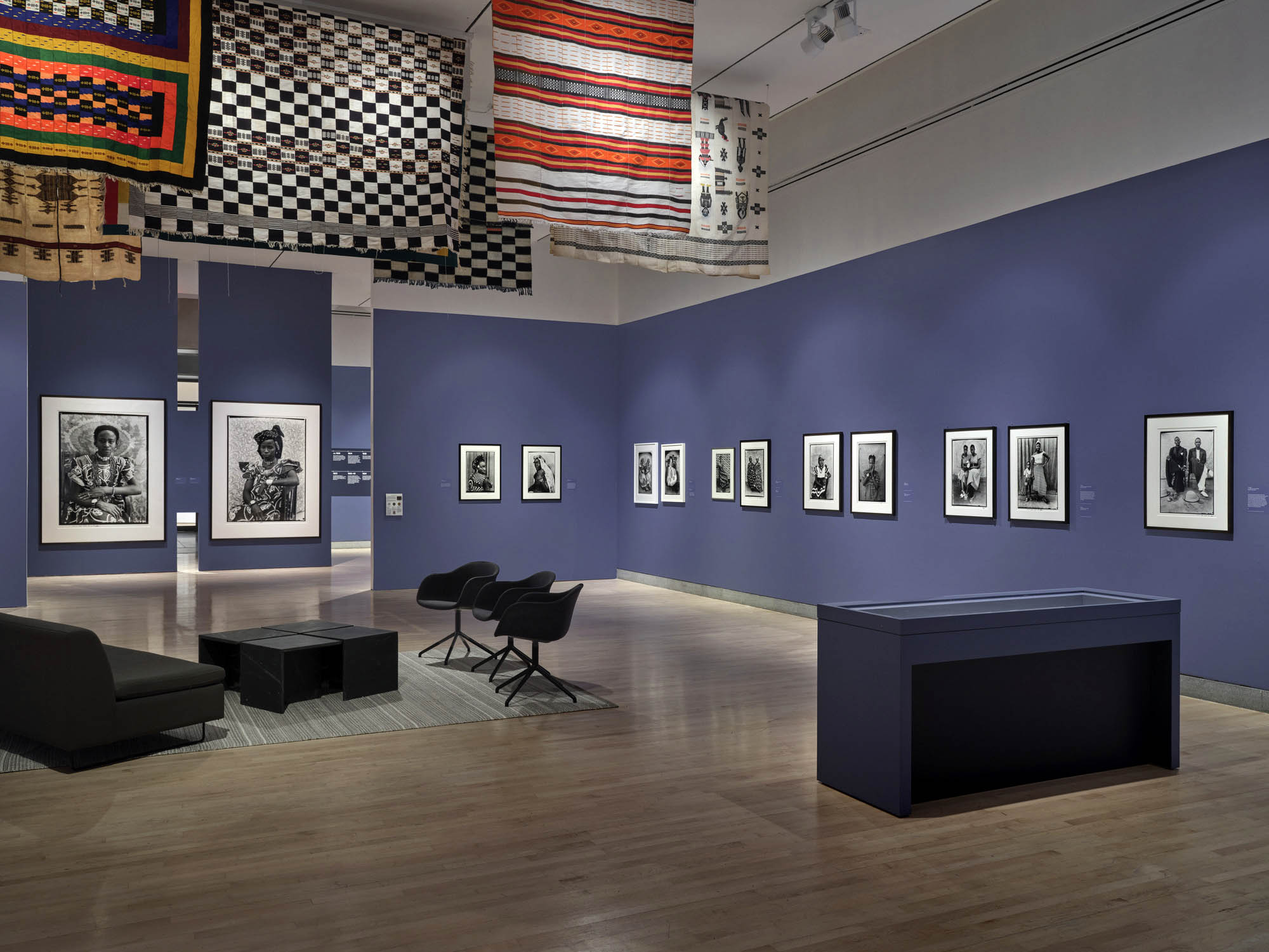 Installation view of the exhibition 'Seydou Keïta: A Tactile Lens' at the Brooklyn Museum, New York, October 2025 - May 2026 Installation view of the exhibition 'Seydou Keïta: A Tactile Lens' at the Brooklyn Museum, New York, October 2025 - May 2026