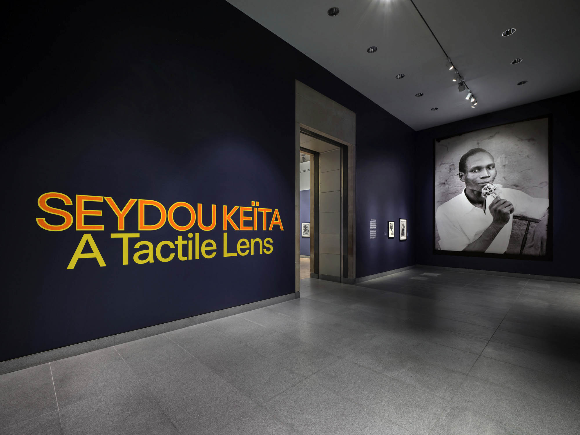 Installation view of the exhibition 'Seydou Keïta: A Tactile Lens' at the Brooklyn Museum, New York, October 2025 - May 2026 Installation view of the exhibition 'Seydou Keïta: A Tactile Lens' at the Brooklyn Museum, New York, October 2025 - May 2026